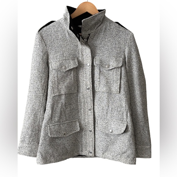 Club Monaco Jackets & Blazers - Club Monaco Utility Jacket – Speckled Gray, Size Small